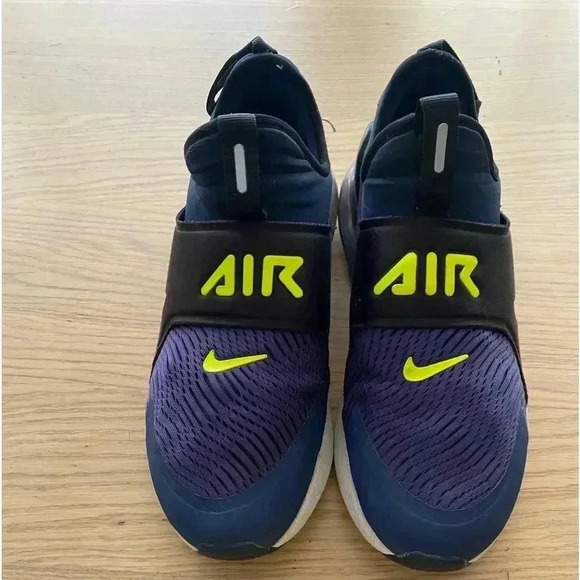 Nike Air Max 270 Extreme Navy/Black/Green Youths Size 7Y - Picture 1 of 6